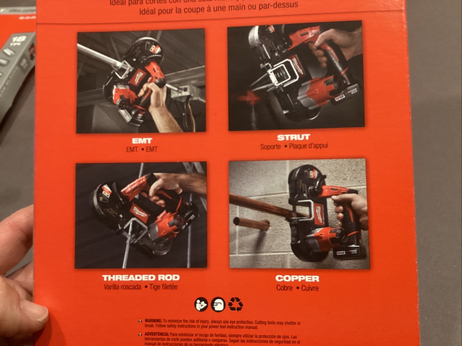 6 New Oem Milwaukee M12 Bandsaw 48-39-0572, 27in x 18 tpi Portable Free Ship
