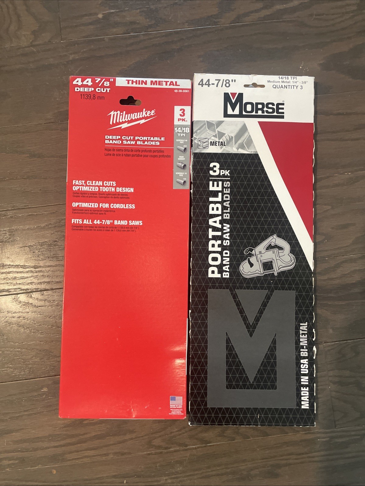 Milwaukee & Morse 14/18 TPI Deep Cut Band Saw Blade 44-7/8 in. 2 – 3 Packs