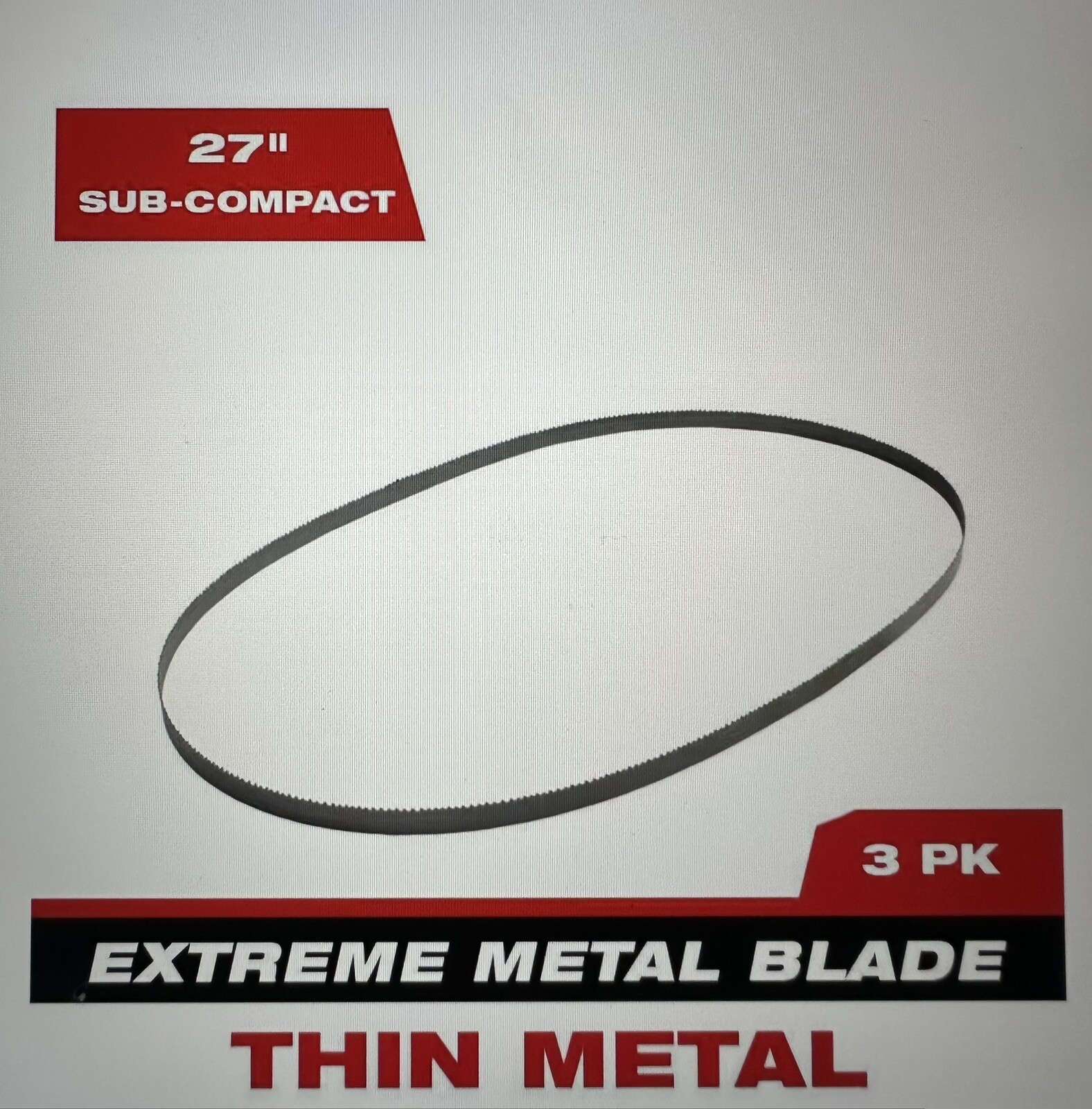 27 in. 12/14 TPI Sub Compact Extreme Thin Metal Cutting Band Saw Blade (3-Pack)