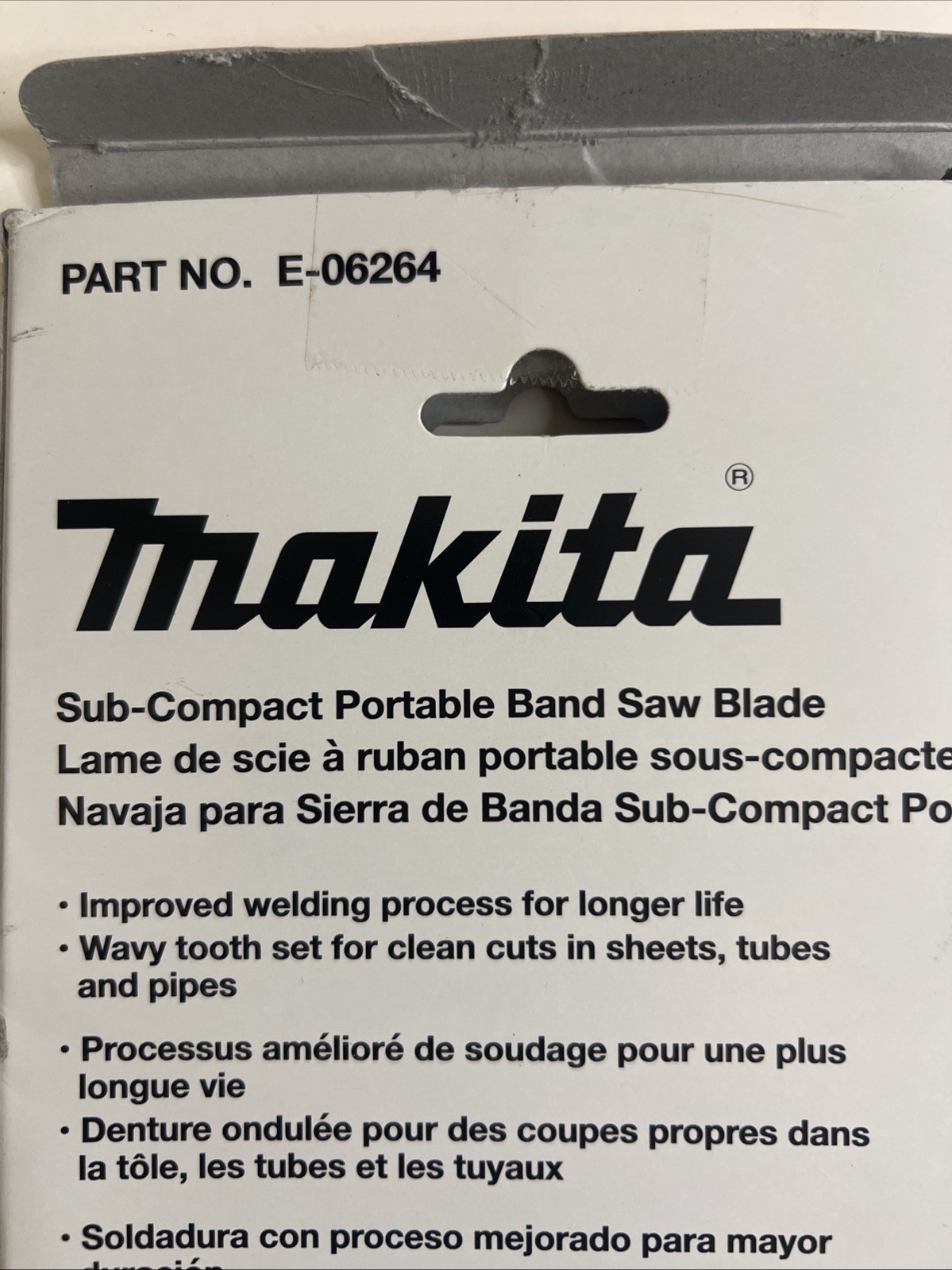 Makita E-04139 28-3/4″ 18 TPI Bi-Metal Sub-Compact Portable Band Saw Blade