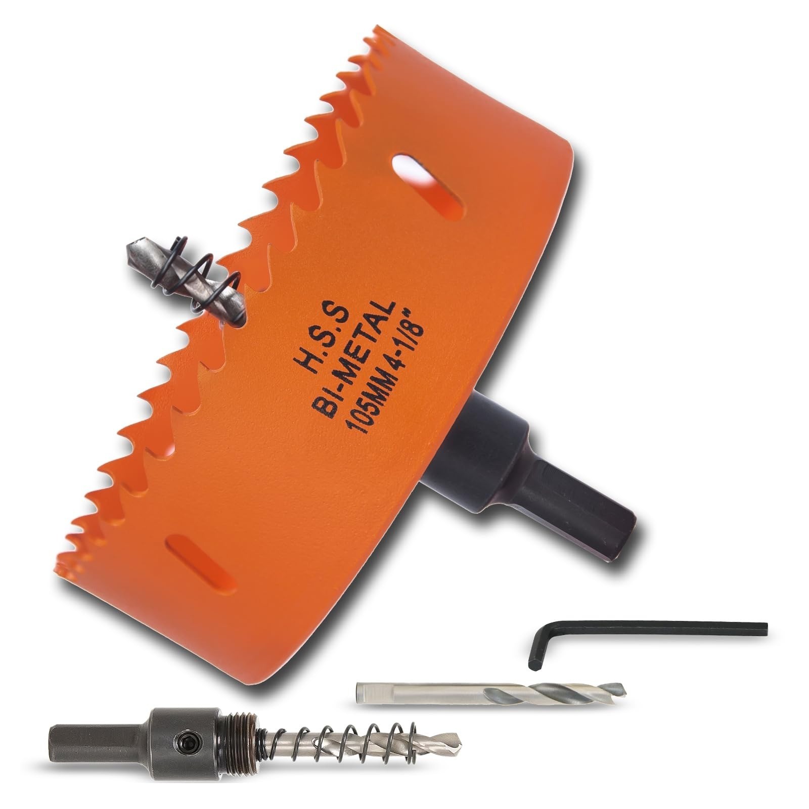 VIKITON 4″ Bi-Metal Hole Saw for Wood, Metal, Plastic & Drywall