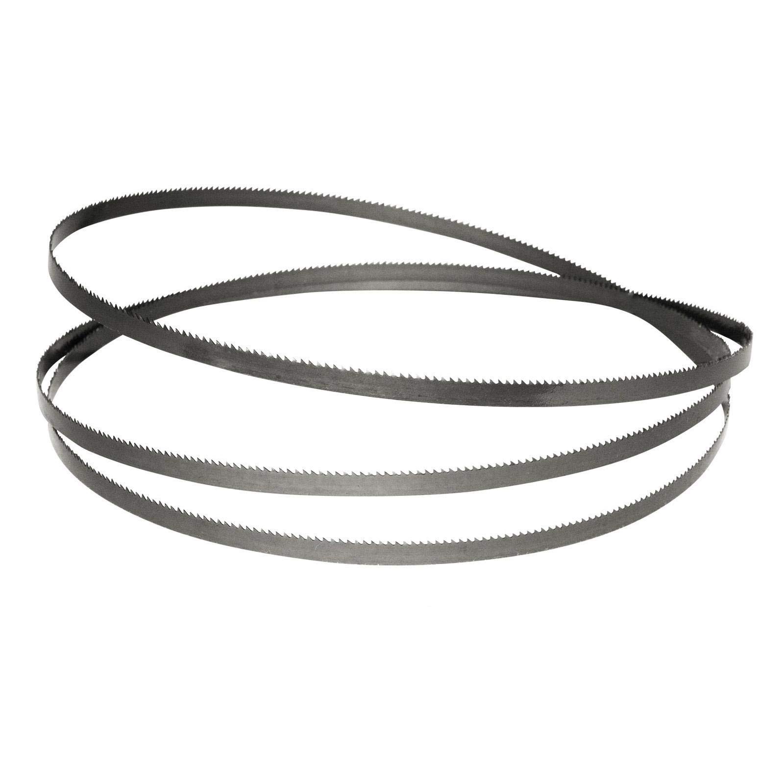 80″ Bandsaw Blades 1/8″ x 14 TPI for Woodworking – 3 Pack, Fits Craftsman 12″ Ba