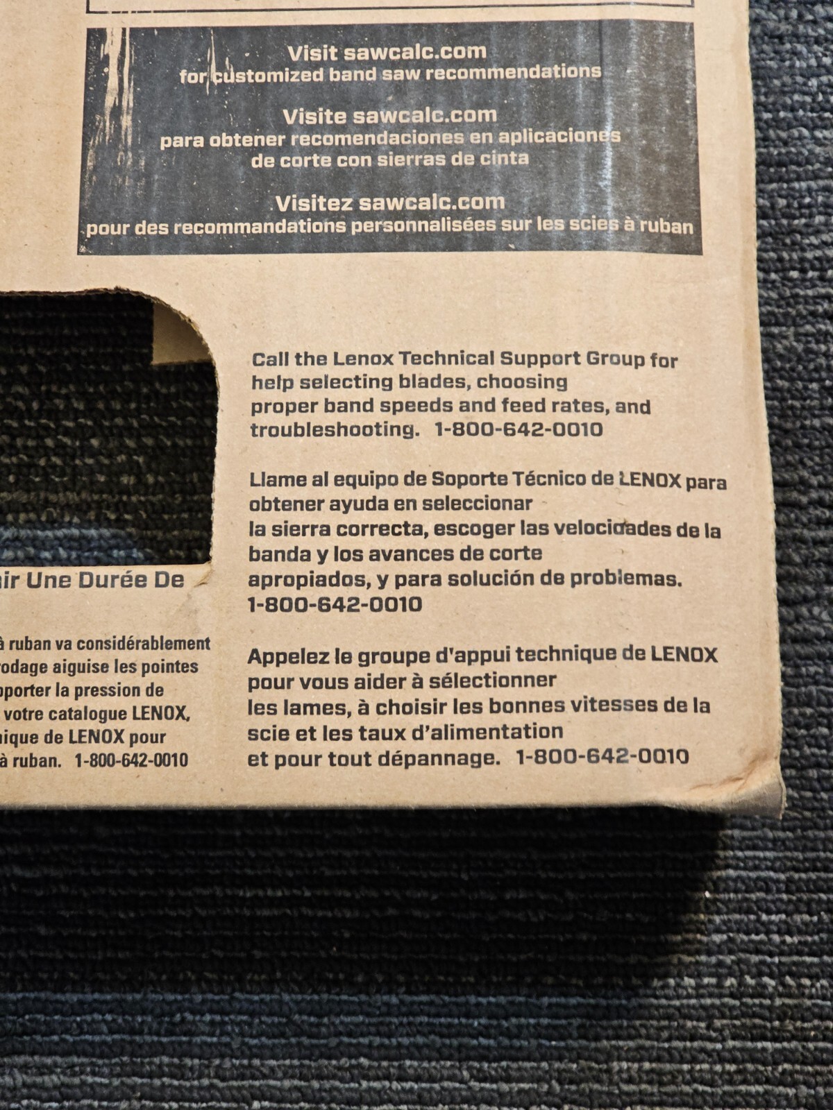 Lenox Bandsaw Classic Welded Band Blade 39583CLB144545 14ft 11″ x 1 1/4 x .042″