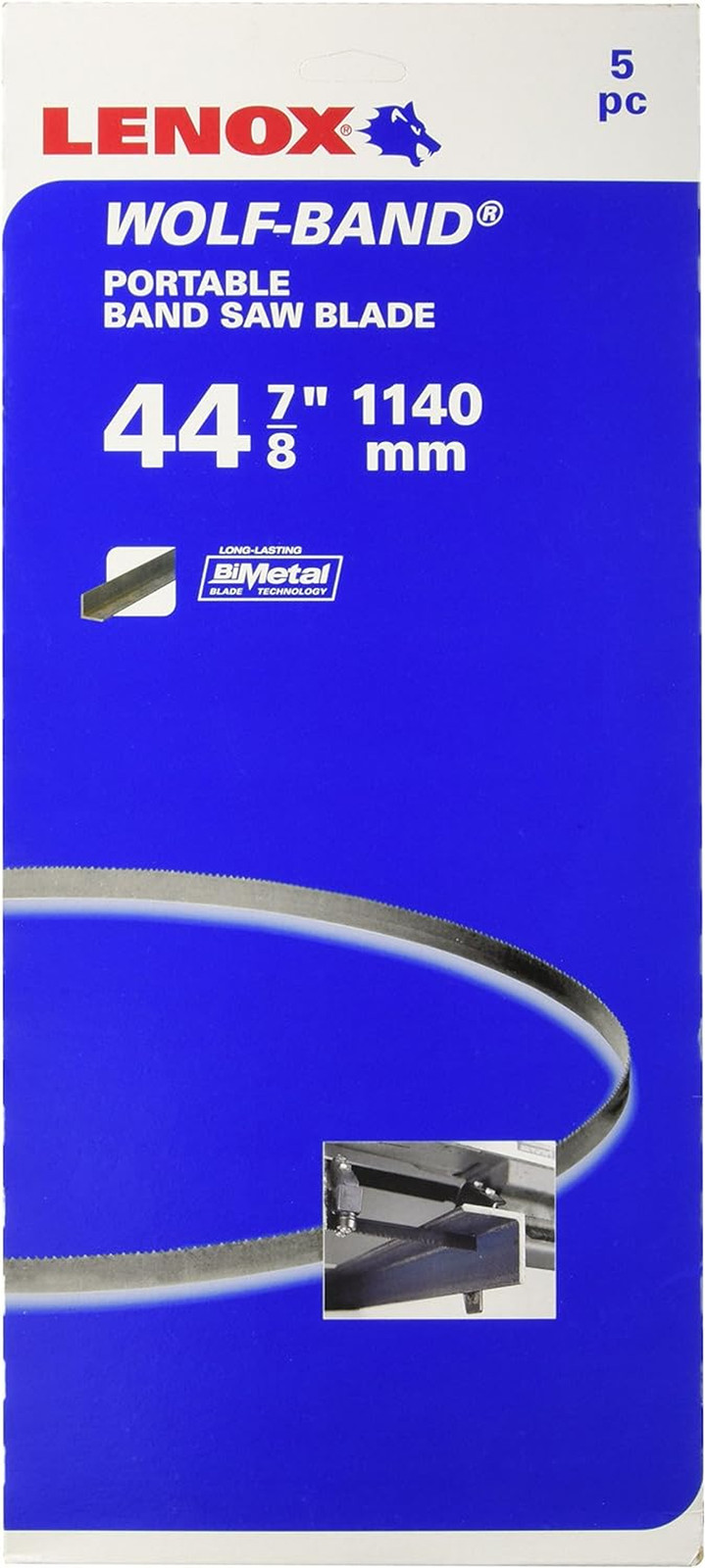 Tools Portable Band Saw Blades, 44-7/8″ X 1/2″ X .020″, 14 TPI, 5-Pack (8010738P
