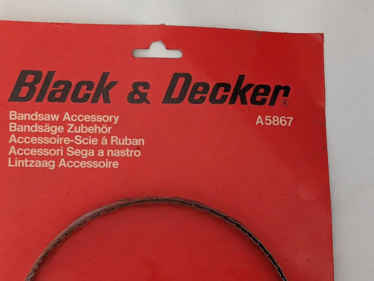 Black & Decker Band saw Blade A5867 151.1cm (59 1/2″) 12.7mm(1/2″) Wood Plastic