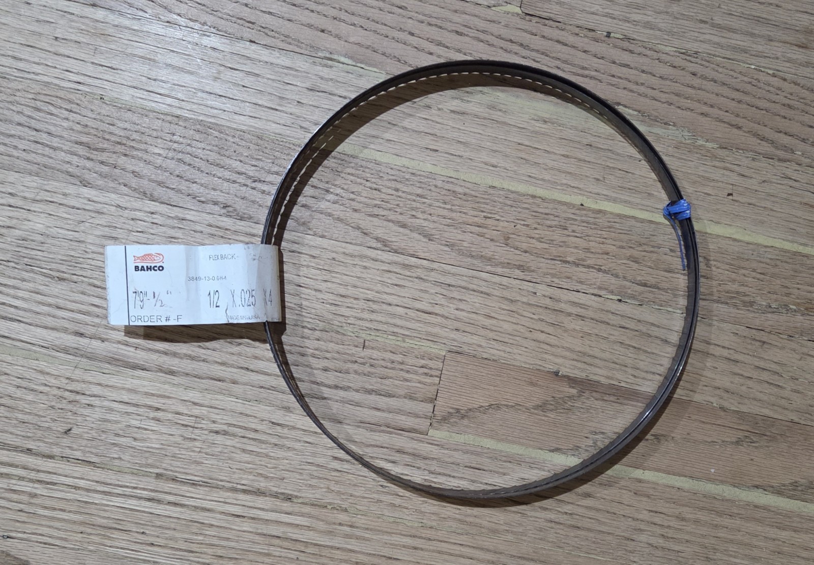 Bahco Bandsaw Blade 7’9″ ~ 1/2″x.025″x4 Flex Back