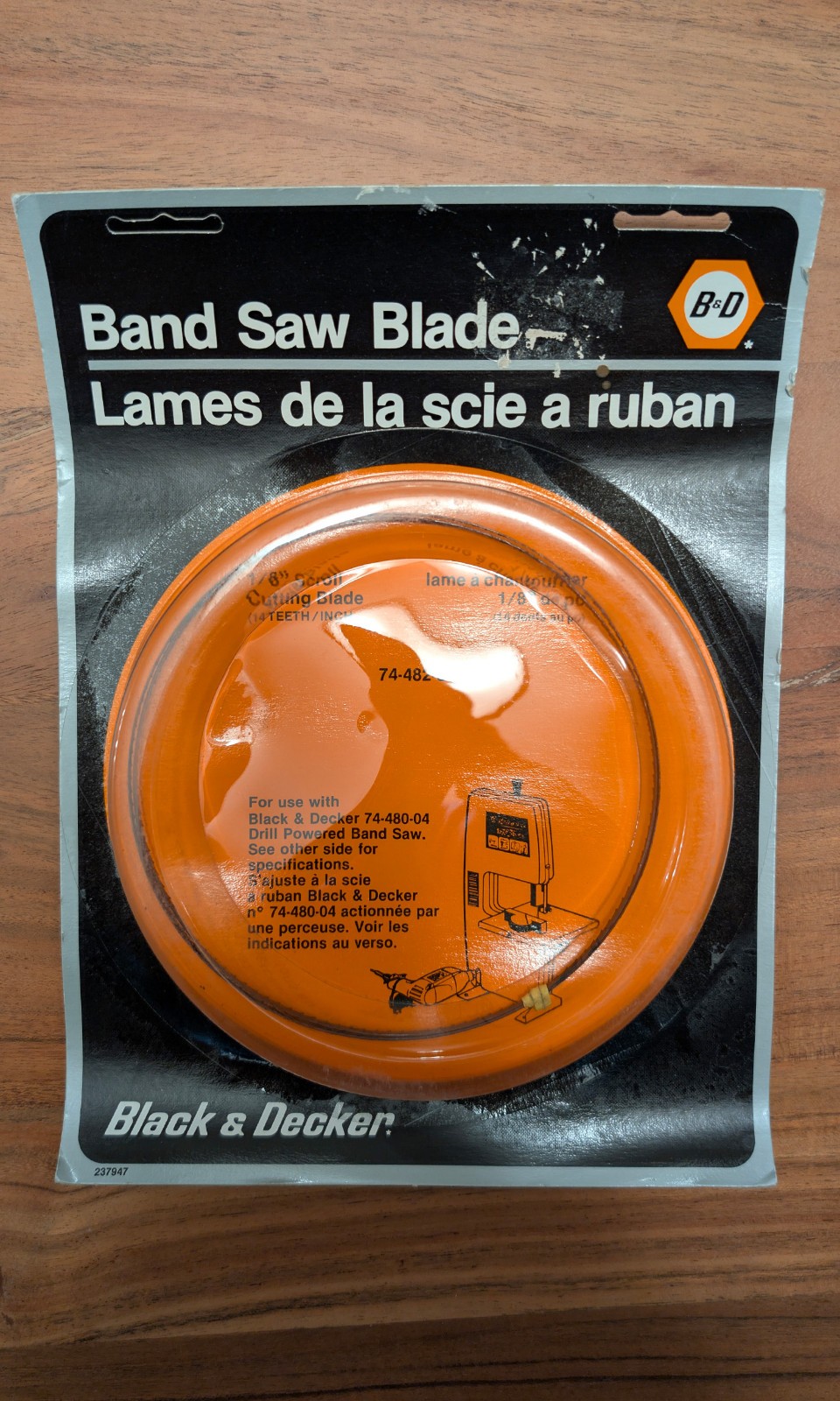 52-3/4″ x 1/8″ x 14TPI 0.018″ Black & Decker Band Saw Blade 74-482-04