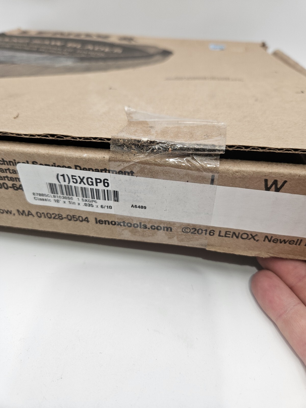 LENOX 87885CLB103050 Band Saw Blade,10 ft. L ,1 In. W 5XGP6