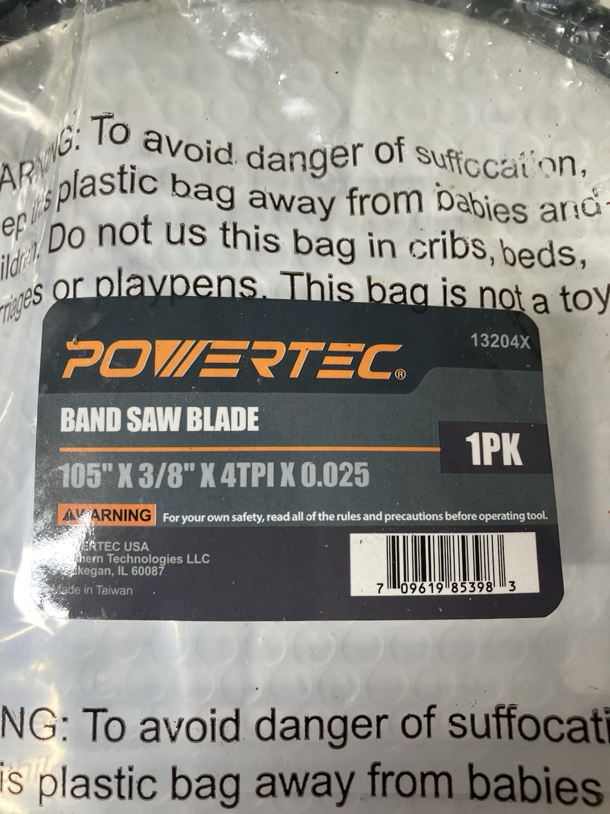 Olson 105 In. x 1/2 In. 3 TPI Band Saw Blade FB23105DB Olson Powertec 13201X