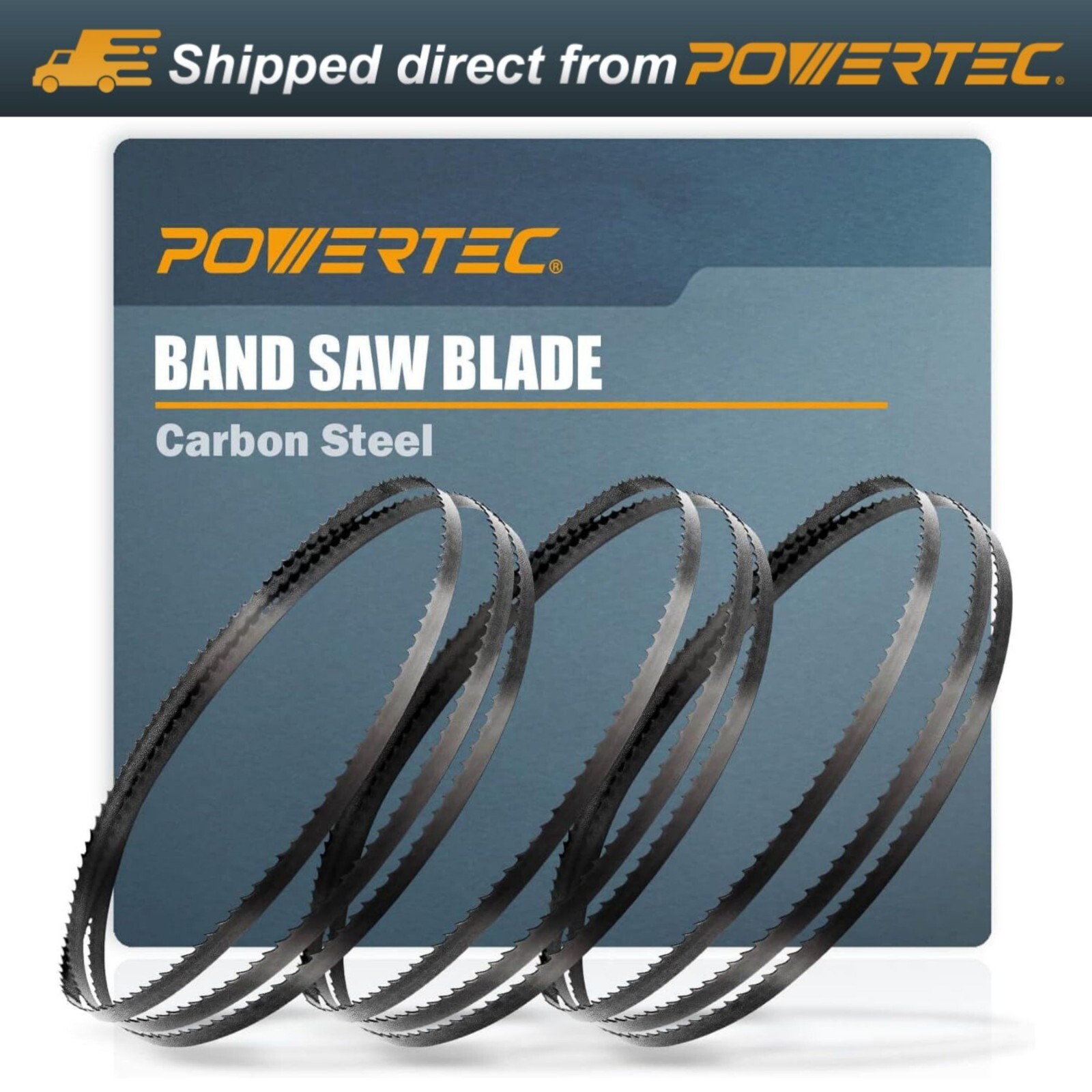 POWERTEC 63-1/2 Inch Bandsaw Blades Assoertment for Woodworking, 3 PK 13605