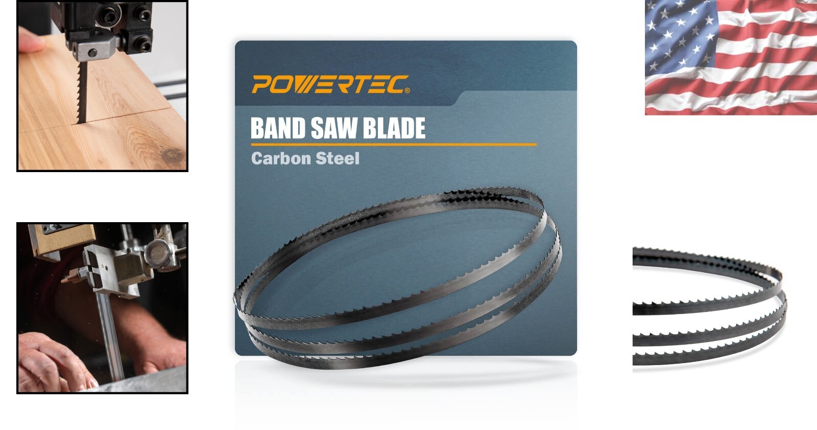 1-Pack Carbon Steel Bandsaw Blades 59-1/4 x 1/4″ – 24 TPI for Ryobi Craftsman