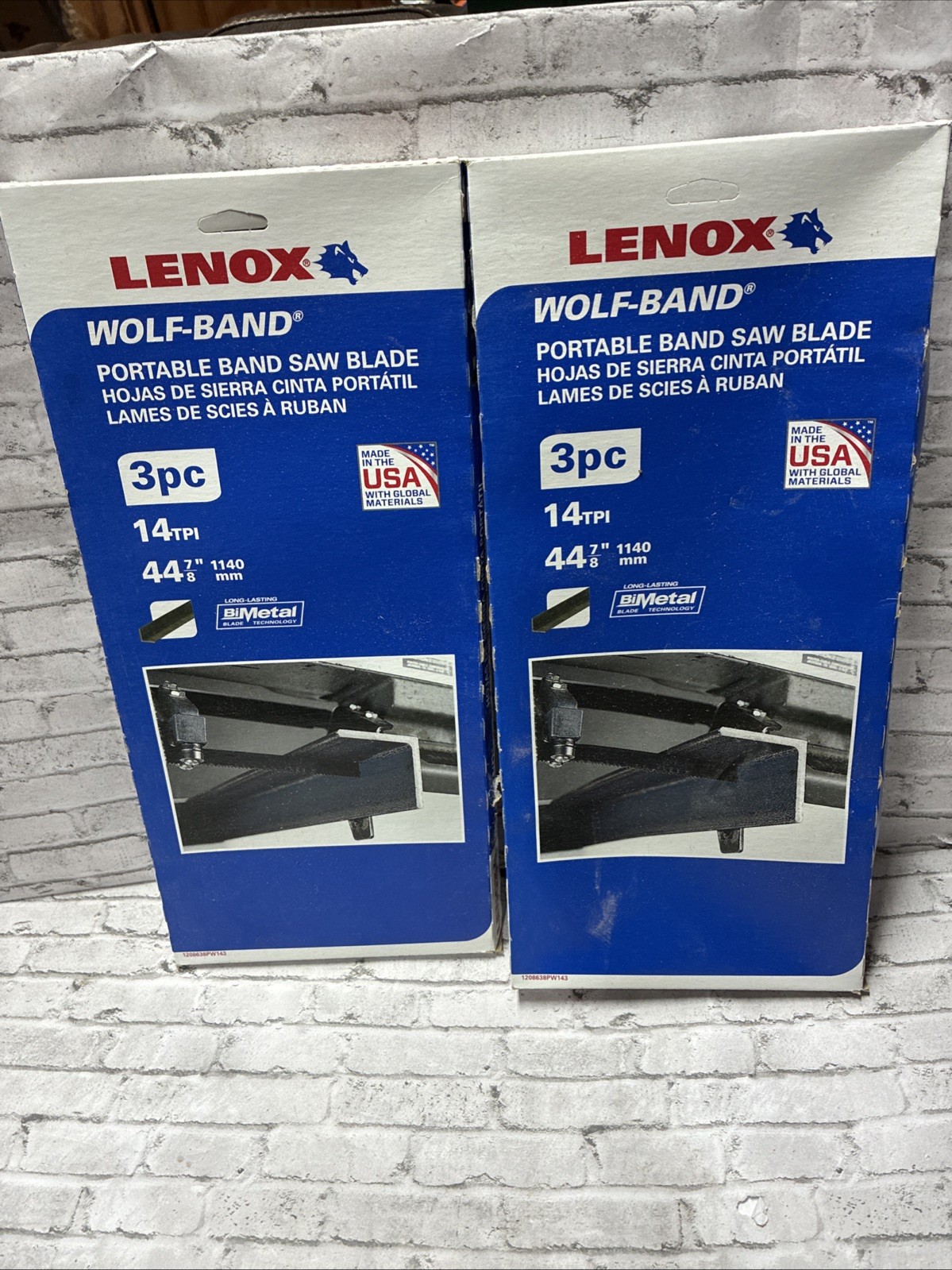 44-7/8″ 14TPI Band Saw Blade Lenox Wolf 6 Total