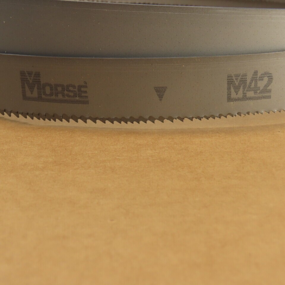 Morse 4255681194 Bi-Metal Bandsaw Blade 9′-11-1/2″ L x 1″ W x 0.035″ Th 6/10 TPI