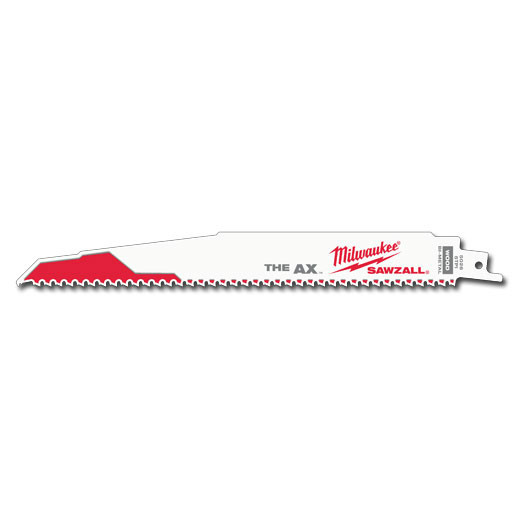 Milwaukee 48-00-8026 9 in. 5 TPI The AX Sawzall Blade (25 Pk) IN STOCK