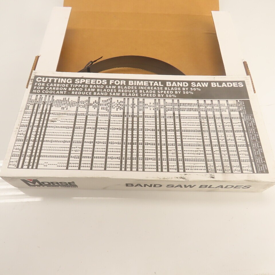 Morse 4255681194 Bi-Metal Bandsaw Blade 9′-11-1/2″ L x 1″ W x 0.035″ Th 6/10 TPI