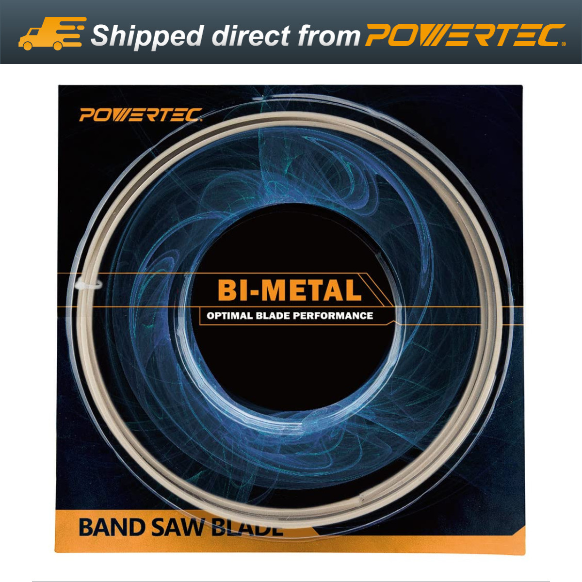 POWERTEC 64-1/2 Inch Bi-Metal Bandsaw Blades 1/2″ x 14 TPI Cutting Band Saw 2PK
