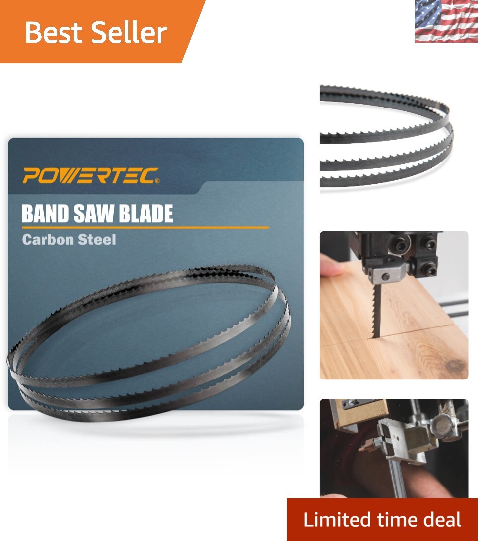 1-Pack Carbon Steel Bandsaw Blades 59-1/4 x 1/4″ – 24 TPI for Ryobi Craftsman