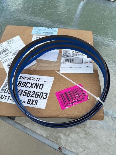 Jet 3/4 X 0.035 X 93 Inch 14 Tpi Carbon Steel Bandsaw Replacement Blade