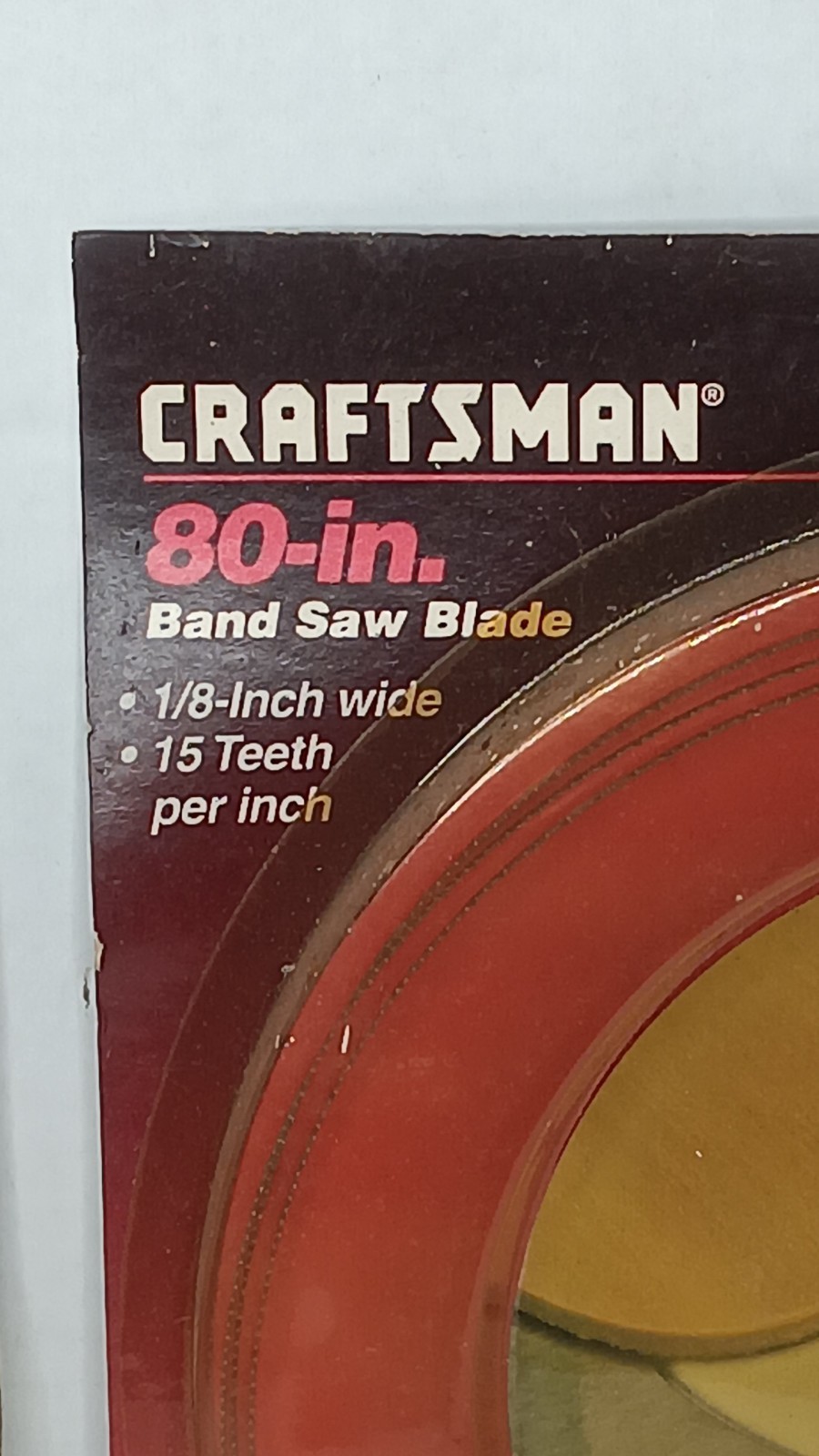(2) Sears Craftsman Band Saw Blade 80″ 1/8” 15 TPI Scroll Cuts USA 926592 *NOS*