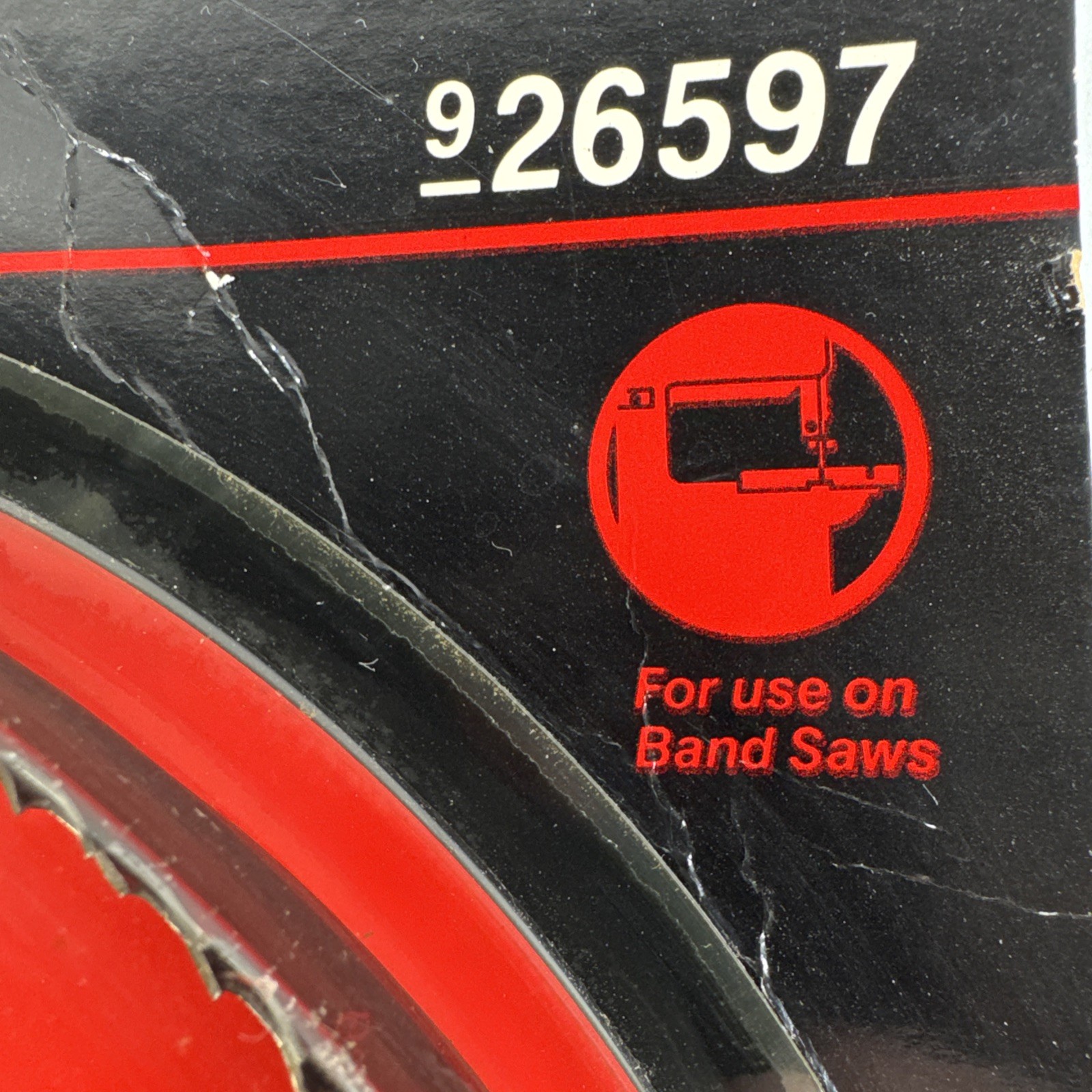 NOS Sears Craftsman USA Band Saw Blade Scroll Cutting 9-26597 80″ x 1/2” 4TPI