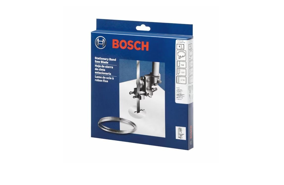 Bosch BS80-6W 80-in L X 1/4-in W X 6 TPI Carbon Steel Bandsaw Blade