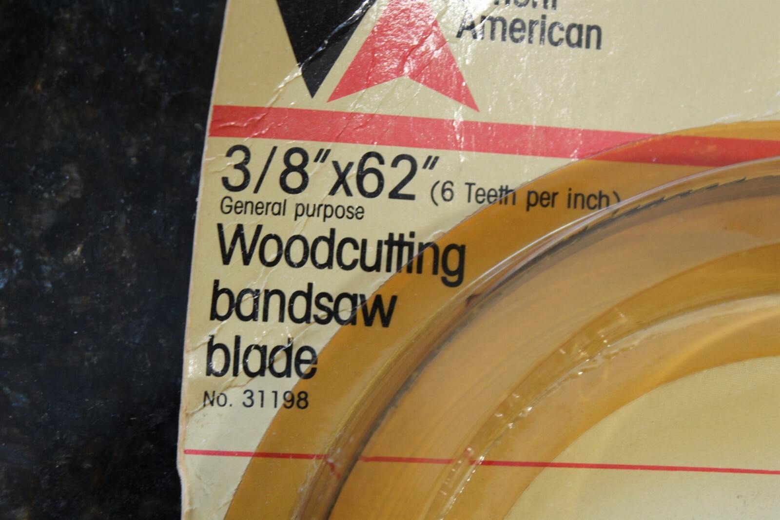 Vermont American 3/8″ x 62″ Woodcutting Band Saw Blade 6 Teeth Per Inch 31198