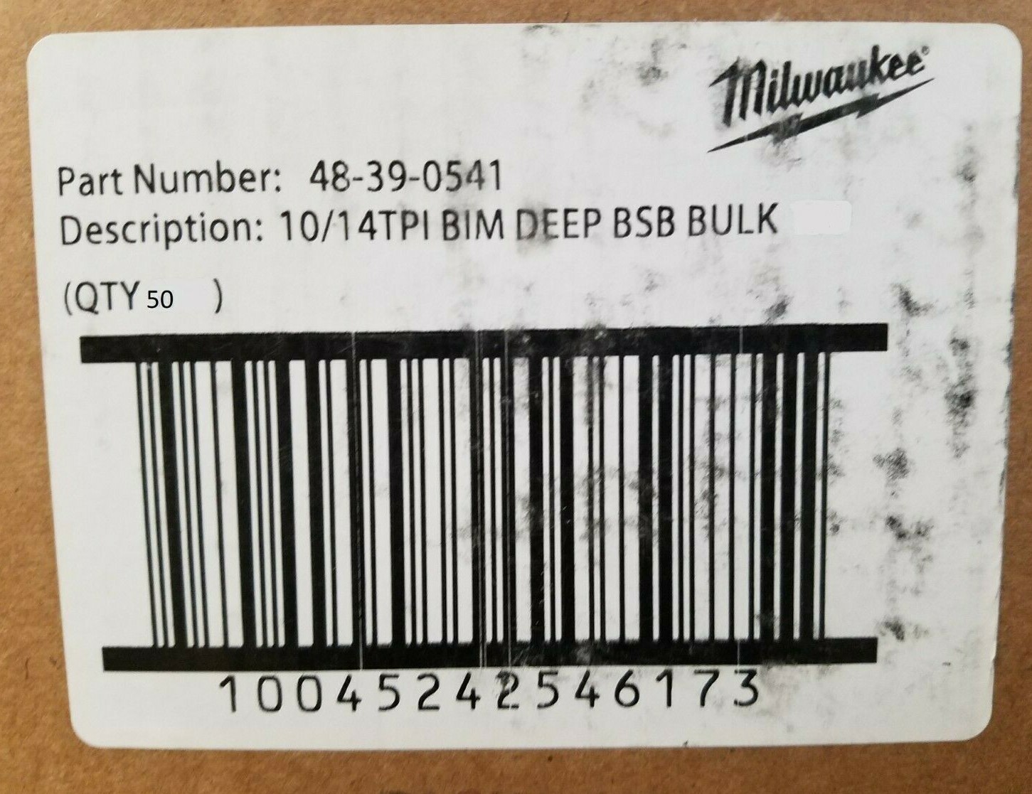 44-7/8″ X 10/14 VP Deep Cut Band Saw Blade Milwaukee 48-39-0541 Bulk Lot of 50