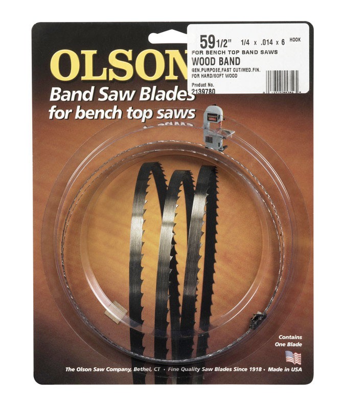 Olson Saw WB55359DB 6 TPI Hook Style Teeth Band Saw Blade 59.5 in.