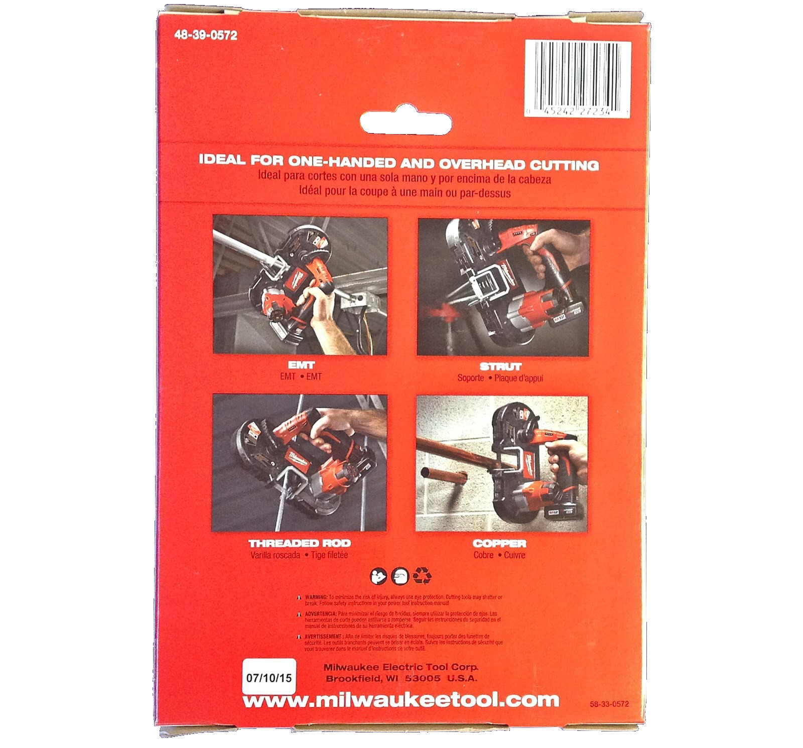 27″x1/2 18T Sub-Compact Band Saw Blade 12 LOT (4PAKS OF3 ) Milwaukee 48-39-0572