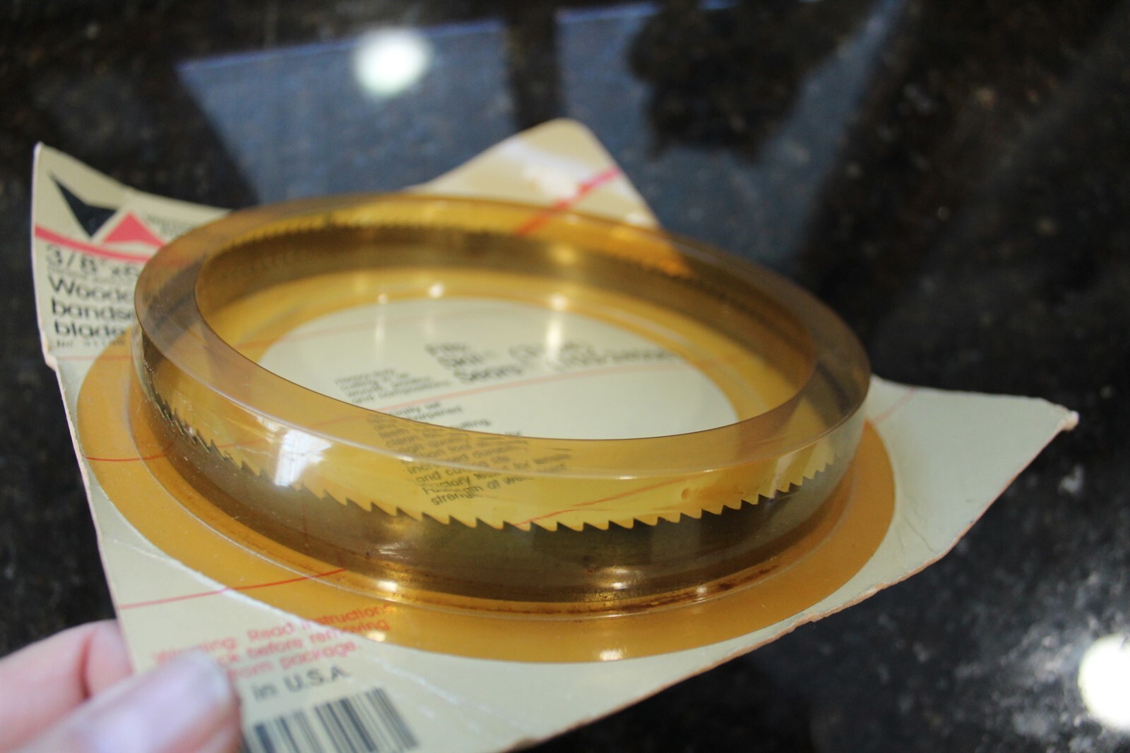 Vermont American 3/8″ x 62″ Woodcutting Band Saw Blade 6 Teeth Per Inch 31198
