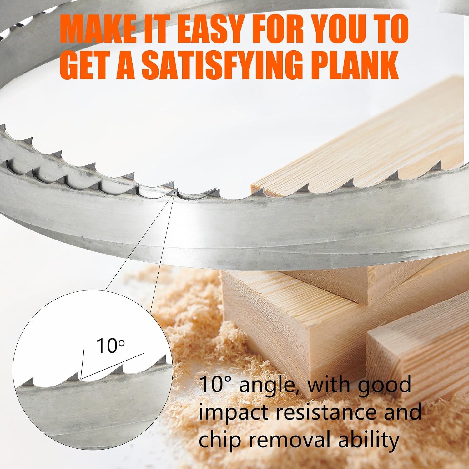 144″ Sawmill Bandsaw Blades Wood-Mizer Compat