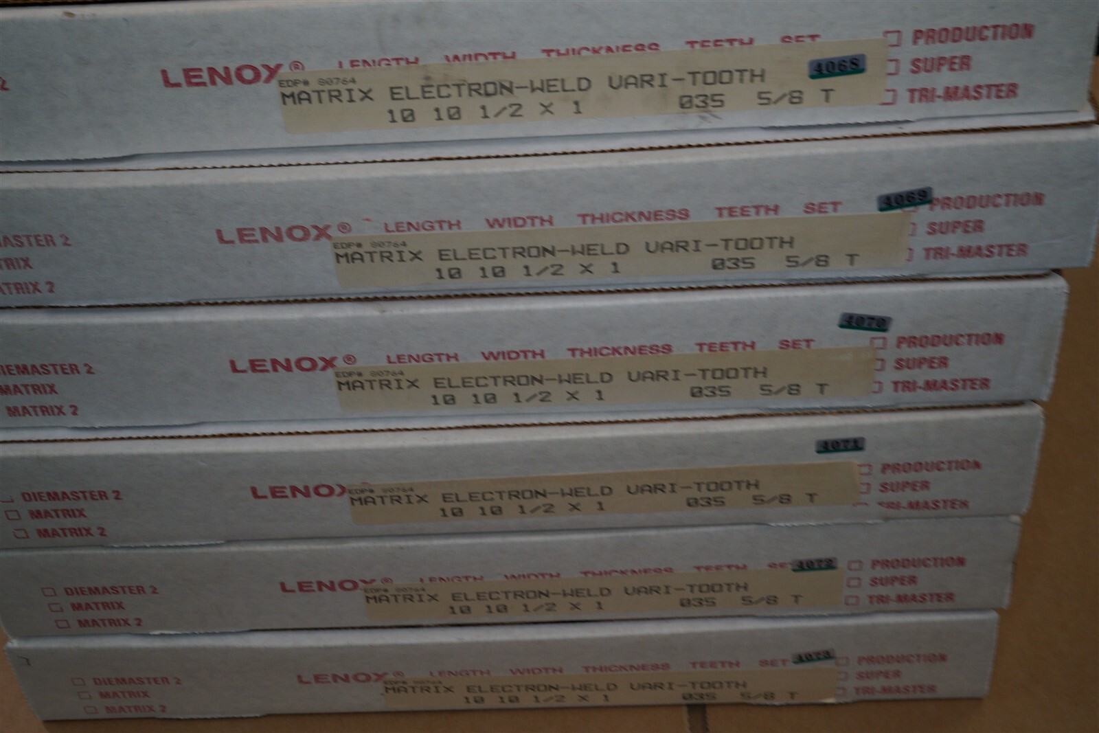 LENOX 10 10 1/2 X 1″ X .035″ Matrix Electon-Weld Vari-Tooth 5/ 8T Bandsaw Blade