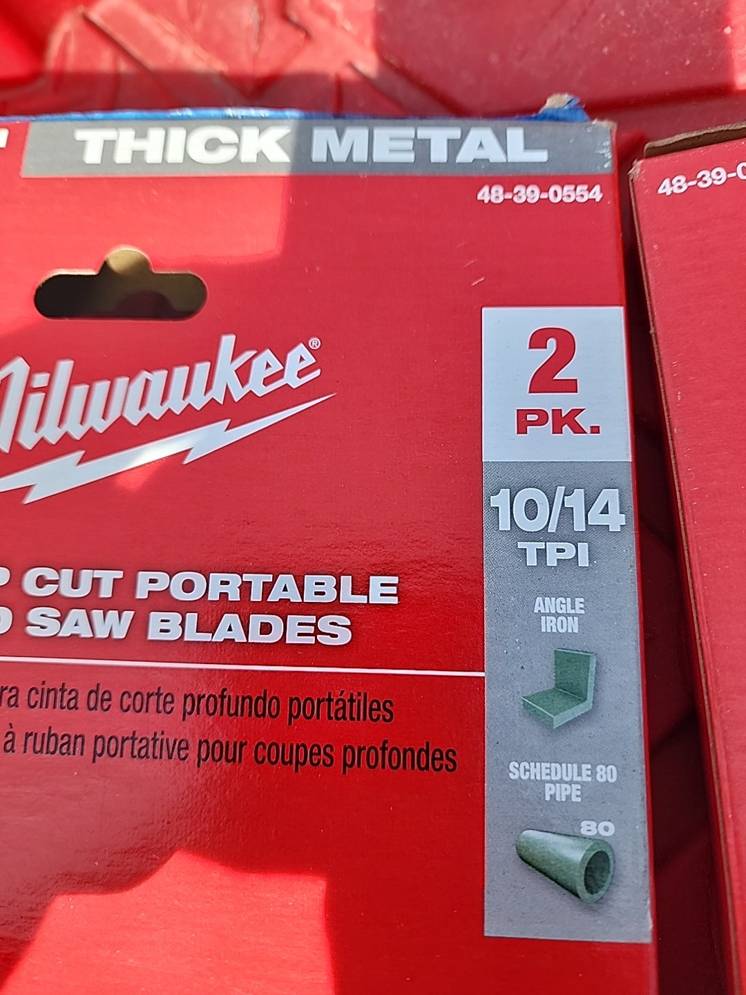 Milwaukee 48-39-0514 Band Saw Blades 44-7/8″ 14TPI 4 Boxes 2 Blades Per Box