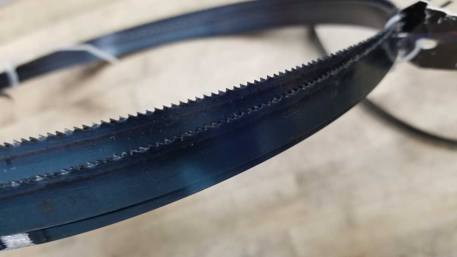 (LOT of 4) Morse Zhedr14 7′ 9-1/2″ Band Saw Blade 7 Ft 9-1/2 In L, 1/2″ W 14 Tpi