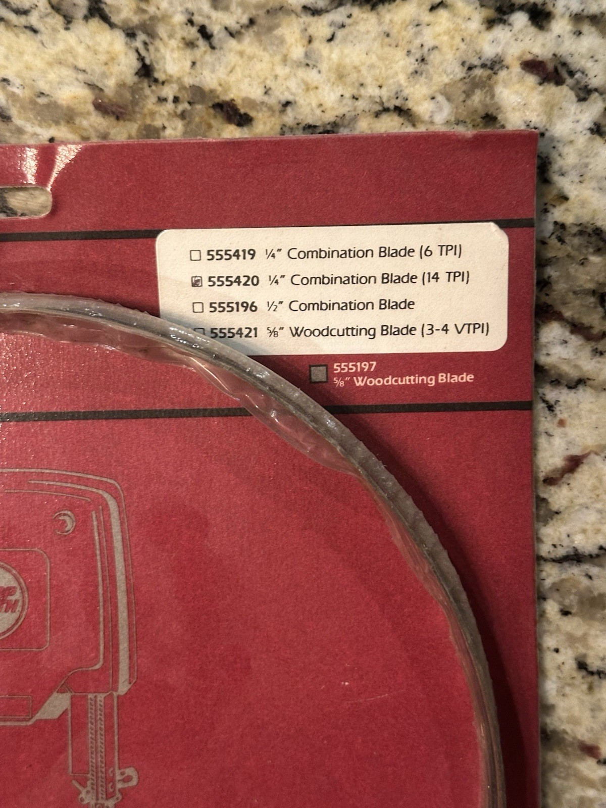 Shopsmith Inc 14 TPI Bandsaw Combination Blade 72” 1/4 Blade #555420