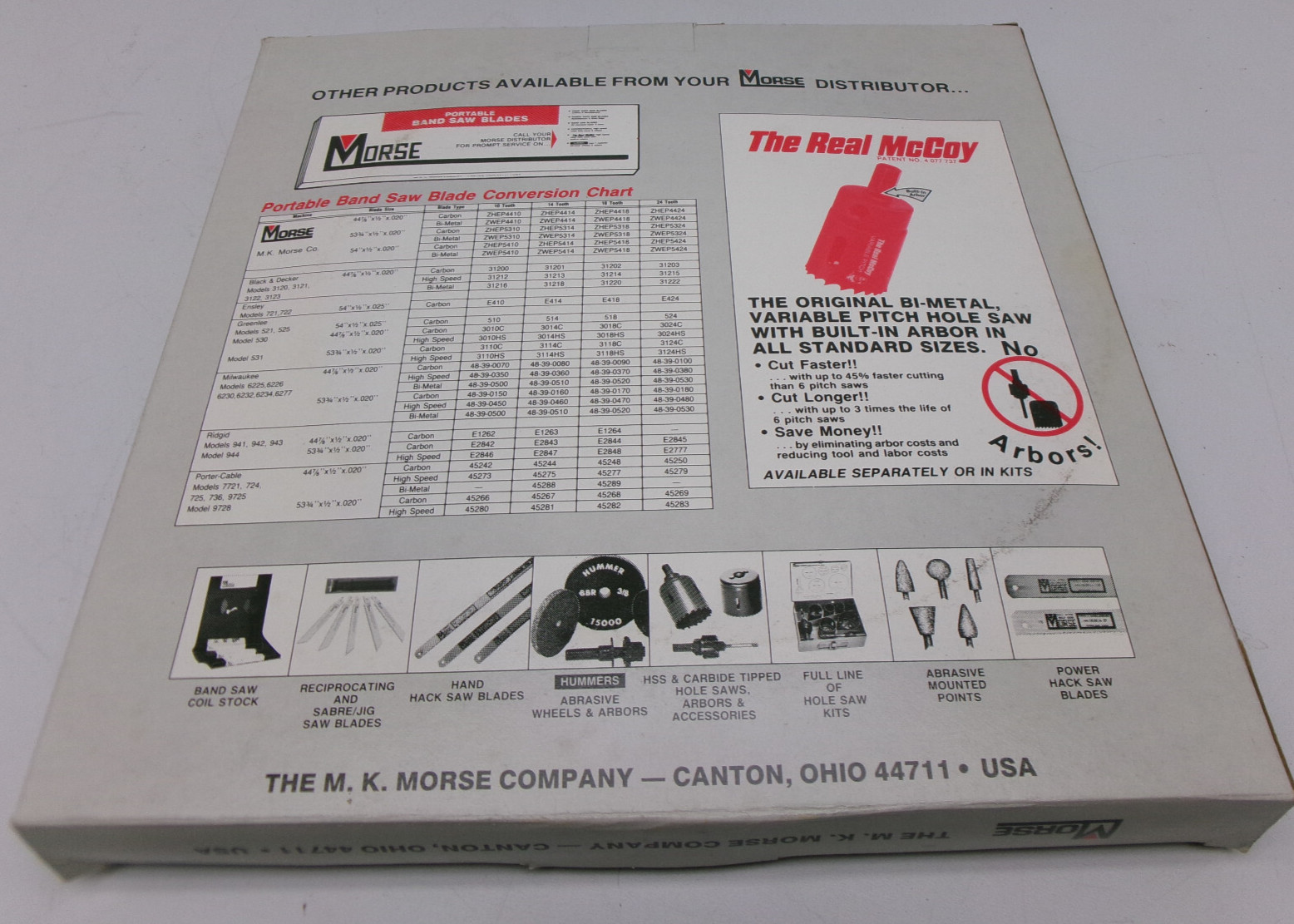 MORSE BAND SAW BLADE 8’2″ x 3/4 x .032″ 10 TPI WAVY HARD EDGE #N13