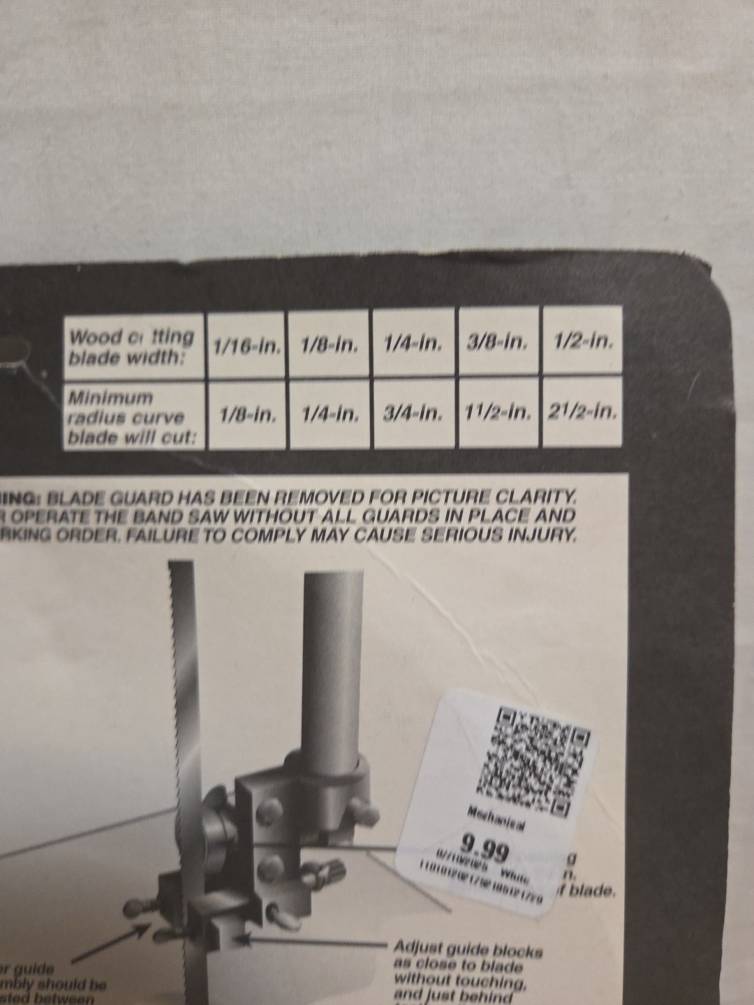 Craftsman Band Saw Blade 1/4 x 80″ Skip Tooth-4 Teeth / Inch Fast Cutting 926595