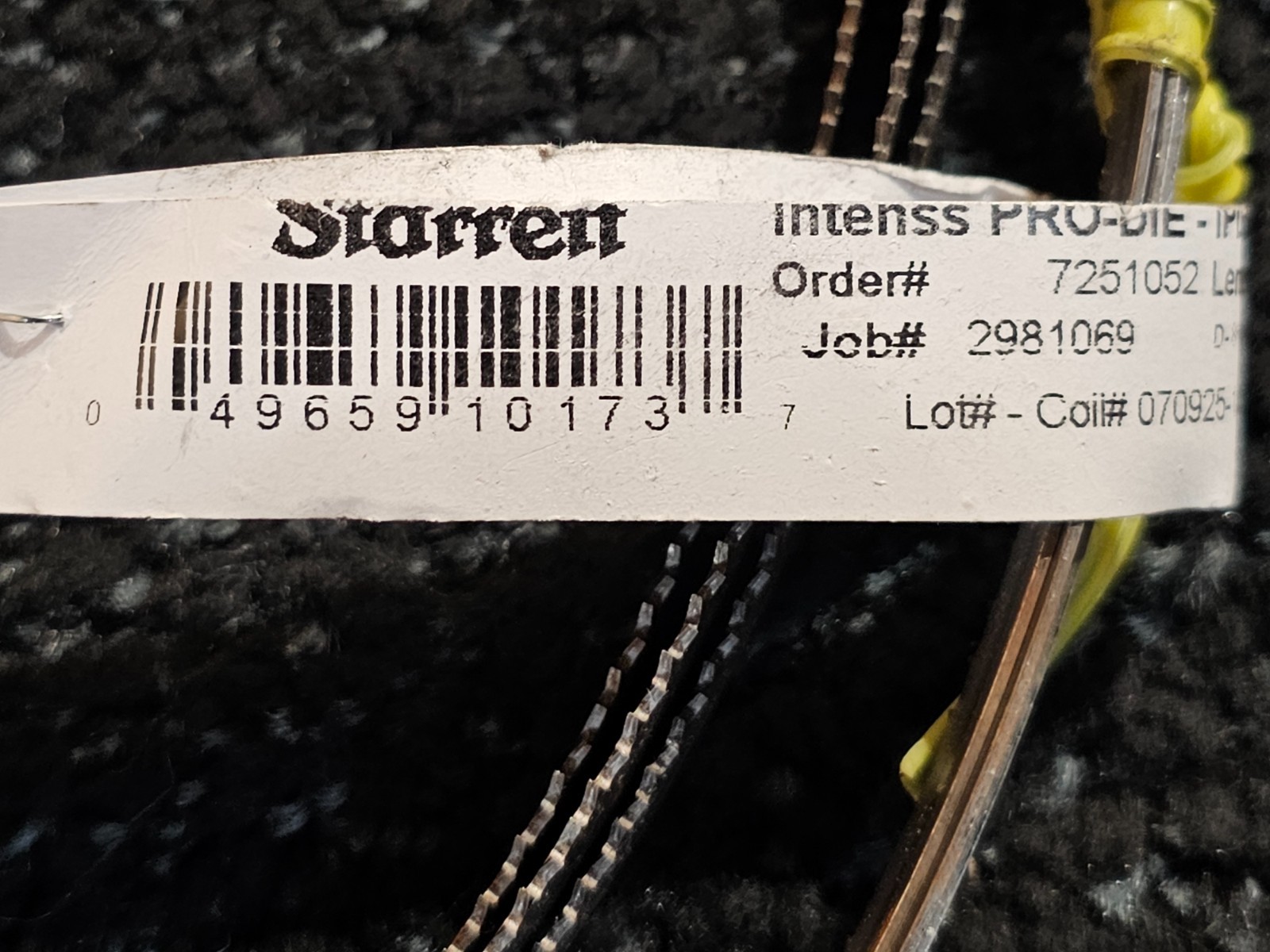 Starrett 99178-10-06 Band Saw Blade, 10 ft. 6 in L, 1/2″ W, 10/14 TPI, Bi-Metal