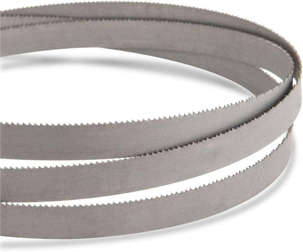 POWERTEC 80 Inch Bi-Metal Bandsaw Blades, 1/2″ X 14 TPI Non-Ferrous Metal Cuttin