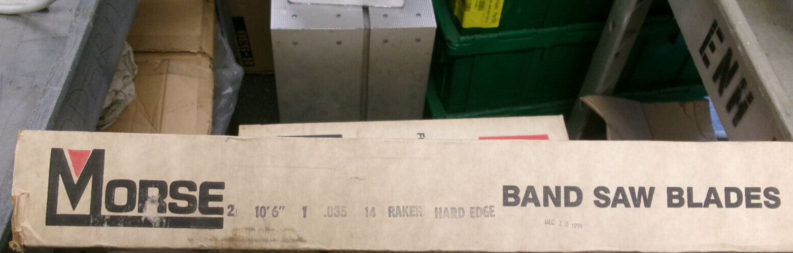 MORSE BANDSAW BLADE 2 10’6″ 1 .035 14 RAKER HARD EDGE #N12