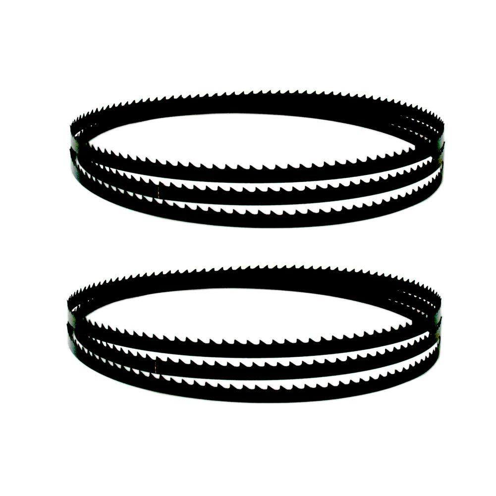 80 x 3/8 Inch x 6 TPI Bandsaw Blade for Sears Craftsman 12″ bandsaw – 2 Pack
