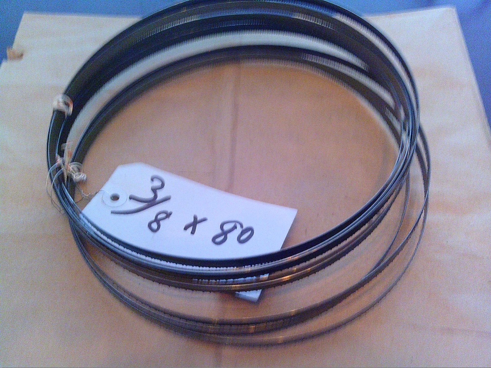 THREE !! 80″ x 3/8″ x .025 x 10 TPI Carbon Bandsaw Blades
