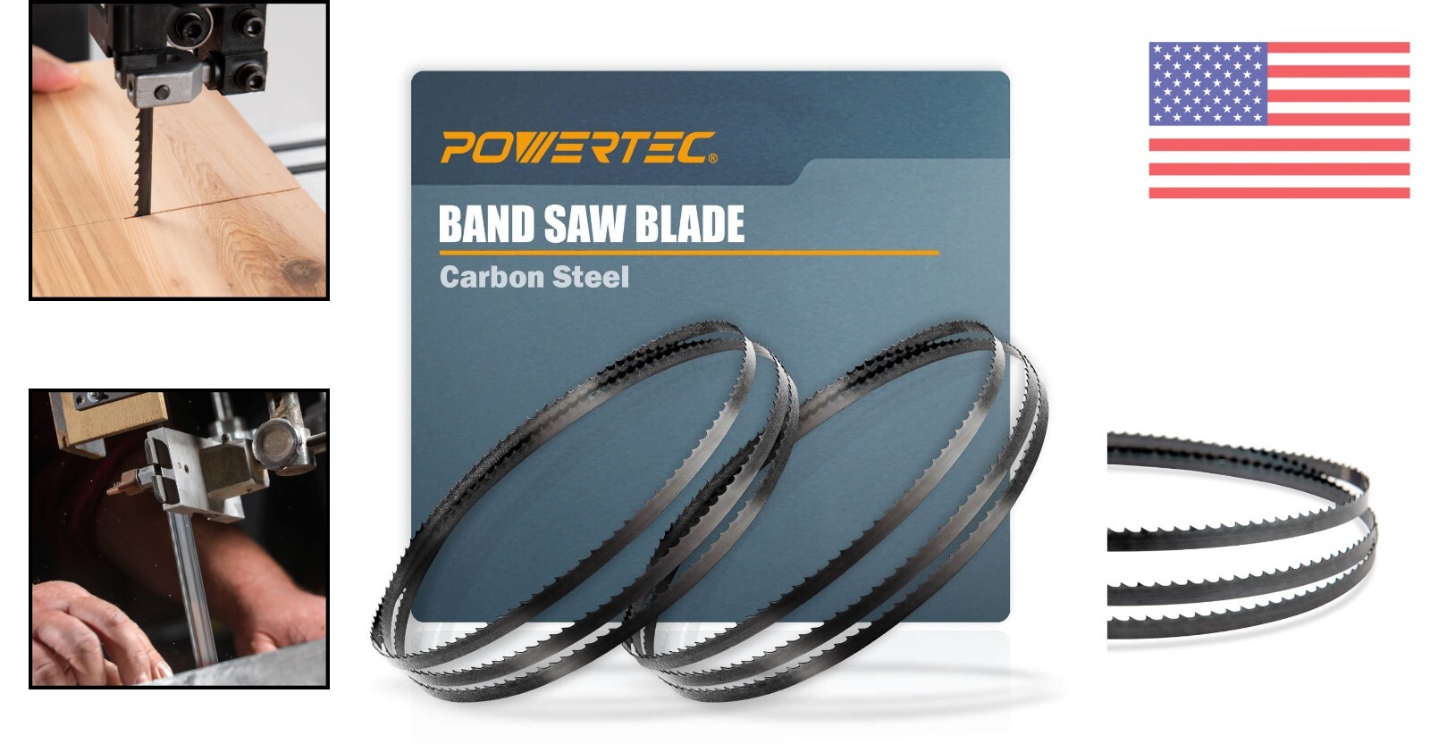 59-1/2″ Bandsaw Blades – High Carbon Steel, 14 TPI, Precision Cutting – 2 Pack