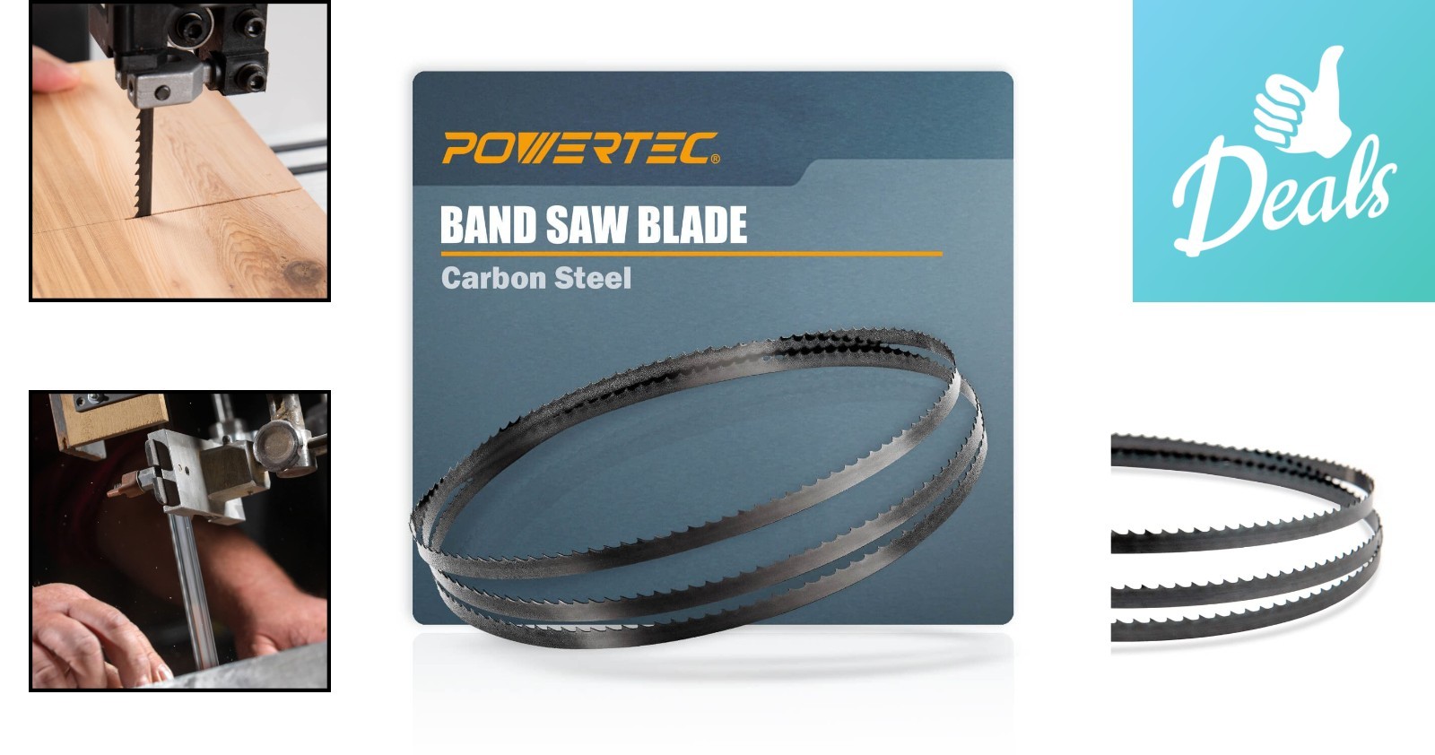High-Performance 59-1/4 Inch Bandsaw Blade – 1/4″ x 24 TPI for Wood & Plastic