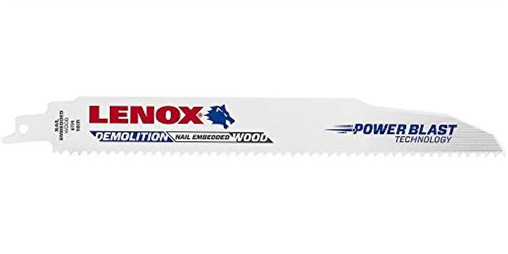 LENOX DEMOWOLF 9 in. Bi-Metal Reciprocating Saw Blade 6 TPI 2 pk