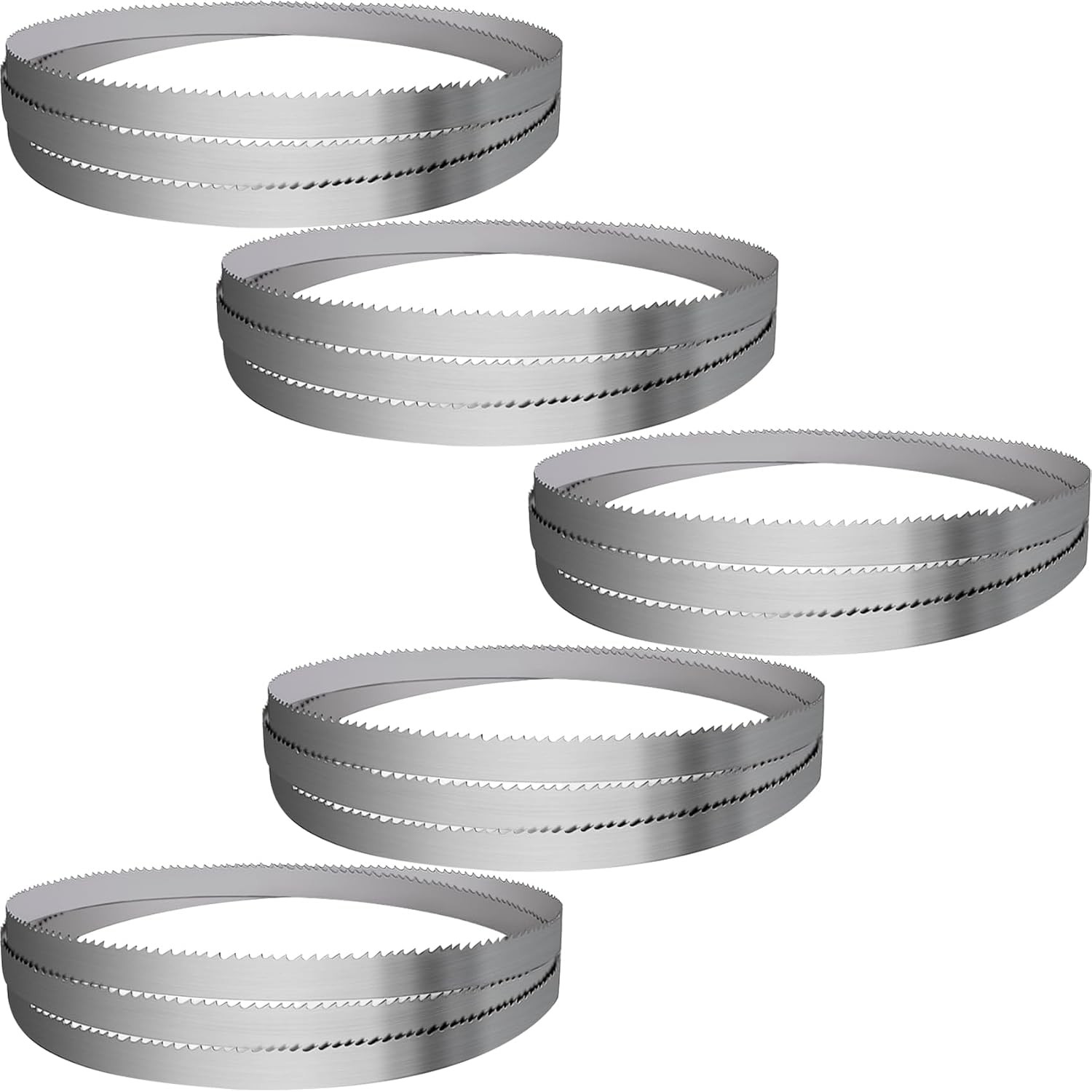 144″ Sawmill Bandsaw Blades 5-Pack Compatible with Wood-Mizer, Bandsaw