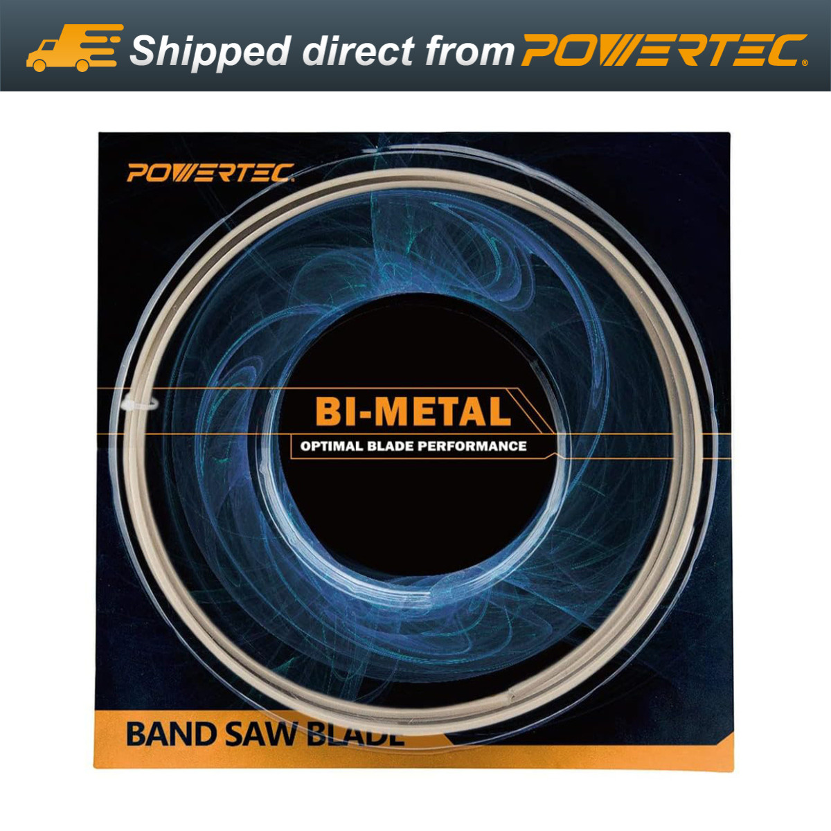 POWERTEC Bi-Metal Band Saw Blade, 64-1/2″ x1/2″ x14 TPI for Benchtop (13330)