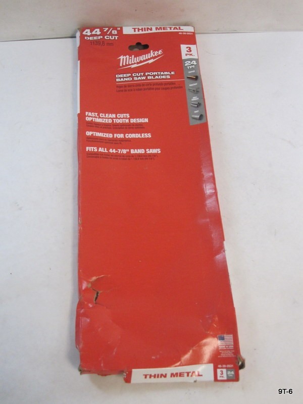 Milwaukee 48-39-0531 3pcs Deep Cut Portable Band Saw Blades