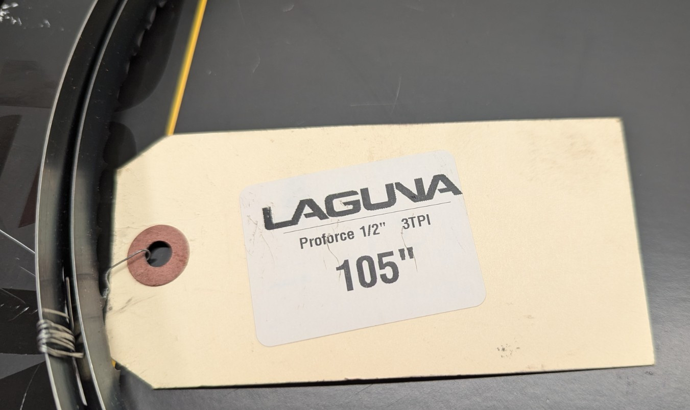 Laguna Pro Force Bandsaw Blade 1/2″ 3TPI 105″ Boxed NOS