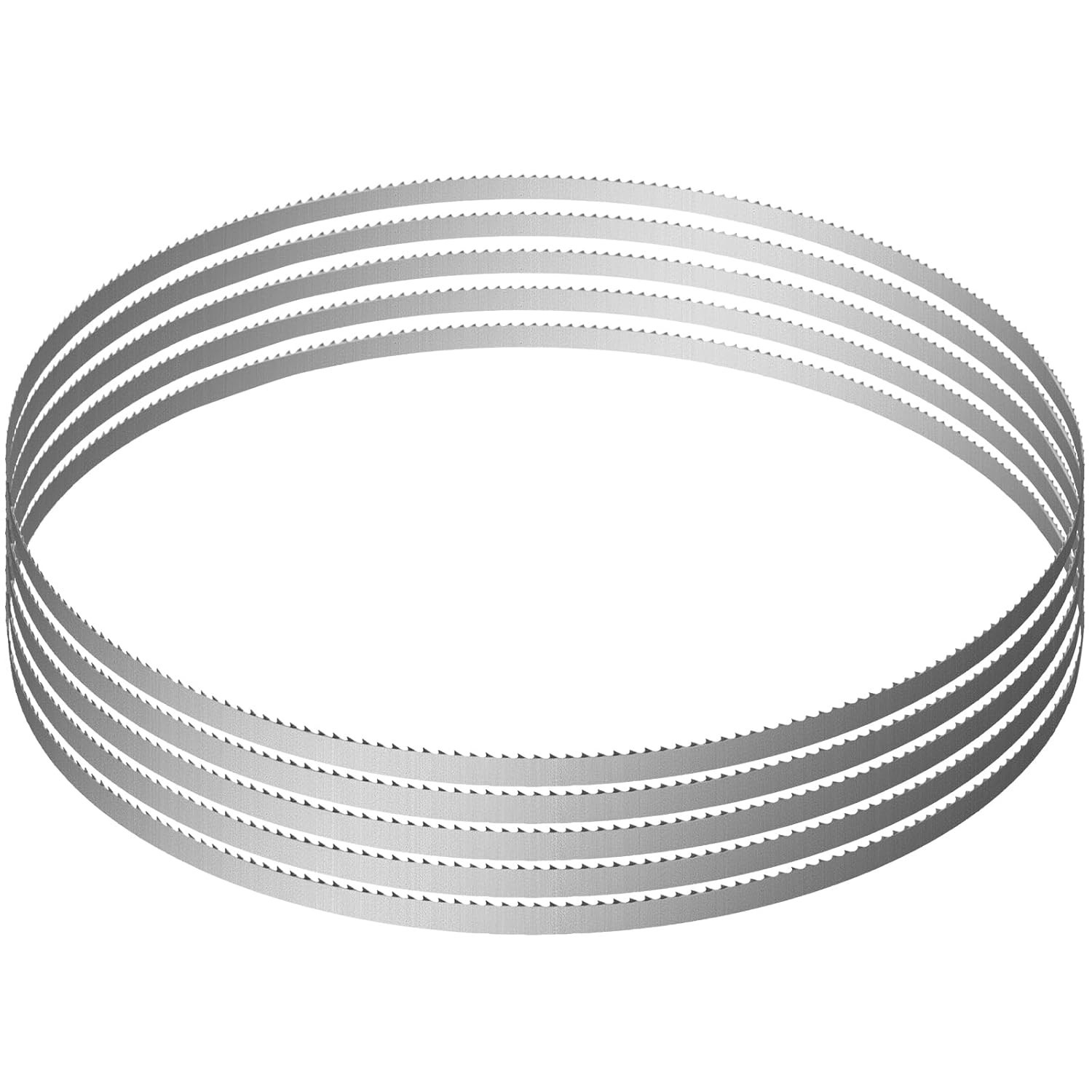 Band Saw Blade, 65X0.6X0.02 Inch, 5 Pcs/Pack Meat Bandsaw Blades for Replacement
